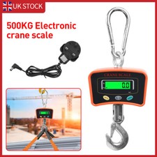 500KG Electronic Mini Portable Crane Scale LCD Digital Hook Hanging Weight Tool