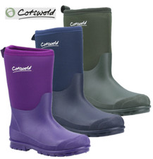 Cotswold Junior Hilly Neoprene Wellingtons Boots Kids Welly Boots Children
