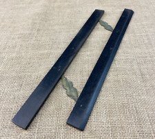 ANTIQUE VINTAGE NAVIGATION ARCHITECTS PARALLEL EBONY & BRASS WOODEN RULE 38cm