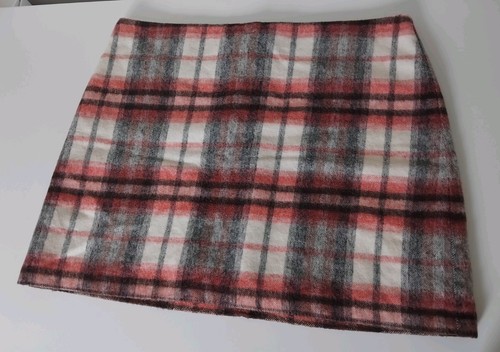 Pink tartan plaid skirt - plaid,