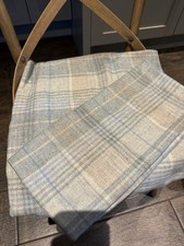 Laura Ashley CRANBOURNE Pair Of Wool Cushion Covers In Duck Egg