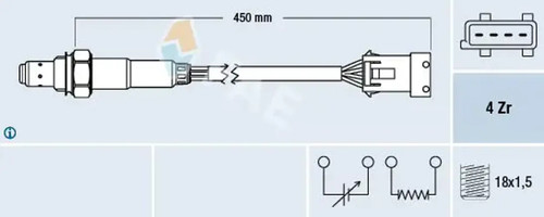 Lambda sensor heated 77433 - lambda,