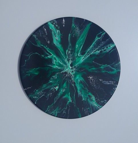 Handmade painting fluid art - handmade,