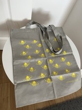 Catherine Tough grey & yellow bumble bee tote bag