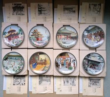 Complete set 8 plates