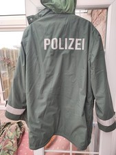 German Police Coat With Liner Size 48 UK Gore Tex waterproof 
