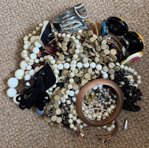 Jewellery job lot 1kg vintage - jewellery, 1kg+