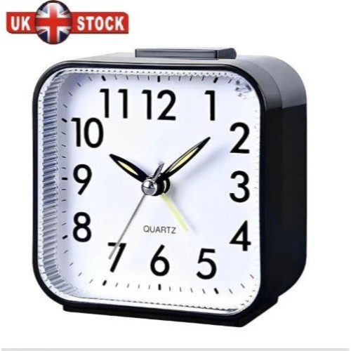 Quartz alarm clock with - quartz, night