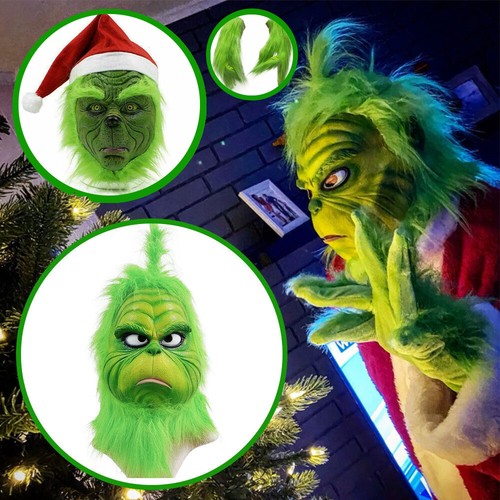 Grinch mask gloves set for - mask,