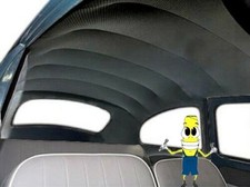 Empi Black Vinyl Headliner Kit
