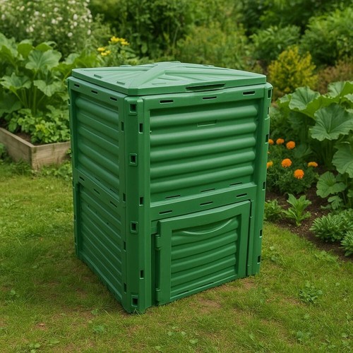 Hugglegreen garden compost bin - garden,