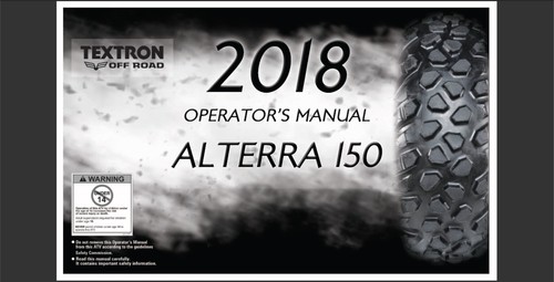 2018 artic cat alterra - alterra, atv