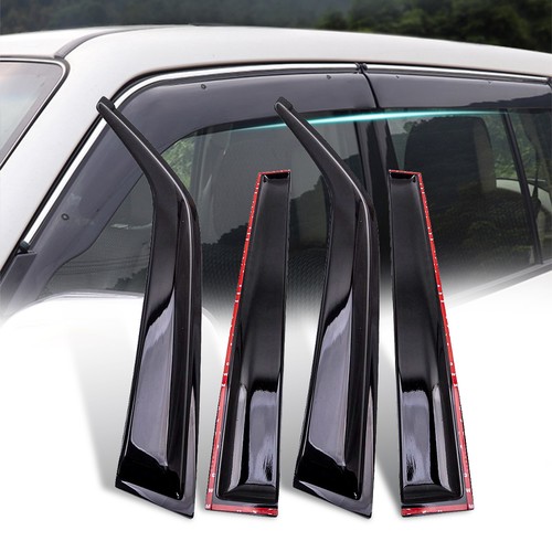 Black wind deflectors - deflectors, door