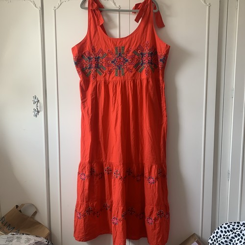 Next long embroidered tie - embroidered,