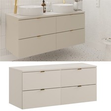 Double Vanity Unit 1200mm Wall