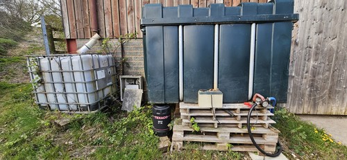 Diesel fuel tank bowser with - fuel,