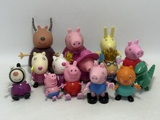 Peppa Pig Collection Of 14 Action Figures From The Show