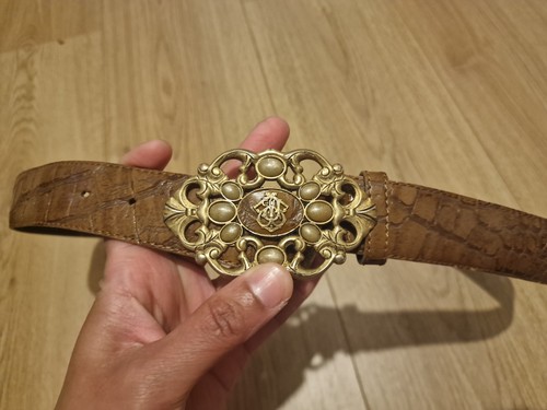 Vintage brown croc - vintage,