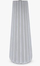 John Lewis Scallop Table Lamp Concrete Grey *Base Only* Lampshade Not Included*