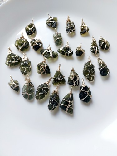Natural moldavite rough stone - moldavite,