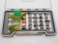 Trout flies, 30 Boxed, lots of variety, suitable for a days fly fishing -NBX114