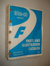 1982-1986 CHEVY CAMARO PONTIAC