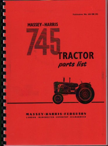 Massey harris 745 tractor - "745",