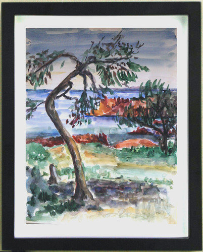 Watercolor drawing esterel - watercolor,