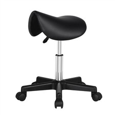 Rolling salon stool leather - salon,