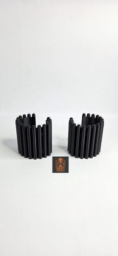 Black widow bite bracelets - black,