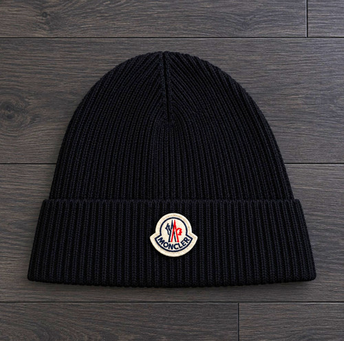 Moncler black wool knit - wool,