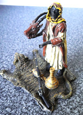 Franz Bergman  "THE ARAB HUNTER " Cold Painted Bronze Vienna Bronze