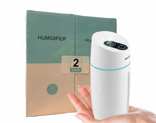2pk portable mini humidifier - 2pk,