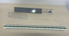 Linex Triangular Scale Rule 1:500-2500 30cm LXH 314 With Case Technical Drawings