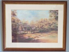 Atmospheric Framed Oil On