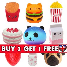 Jumbo Slow Rising Soft Scented Squishys Squeeze Toy Reliever Stress Gift UK