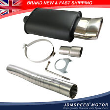 Universal Exhaust Back Box Sports Fit VW Polo Golf Passat Bora Beetle 002-VW
