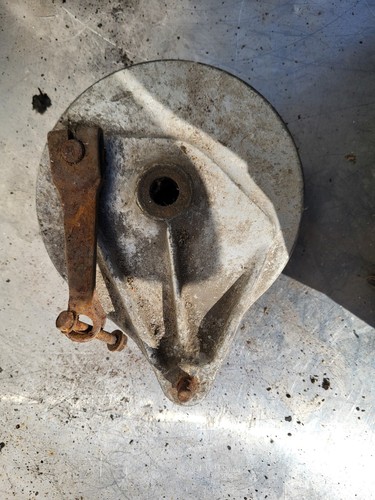 Rear brake hub plate - , a