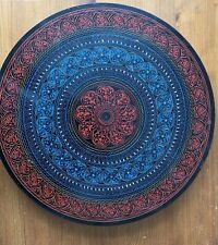 Hand Painted Mandala Design Table Top