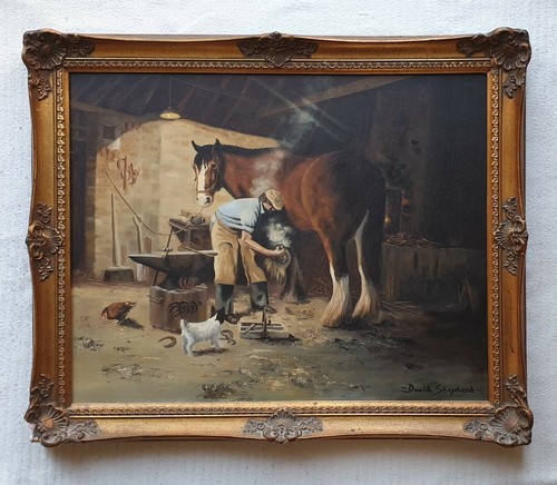 Signed david shepherd superb - shepherd,