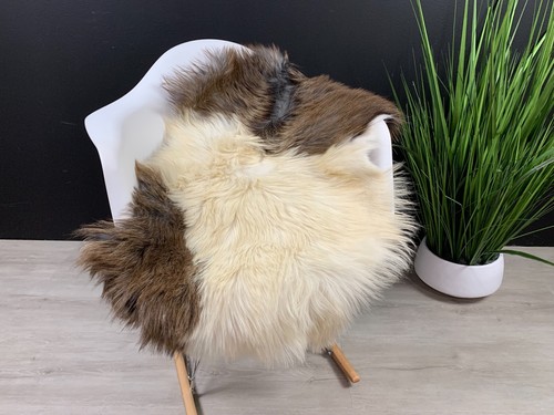 Natural goat rug pelt - natural,