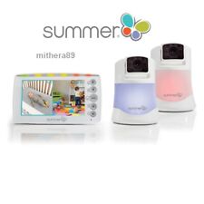 SUMMER INFANT Side by Side 2.0 BABY MONITOR Digital 5" Screen TWO CAMERAS Video.