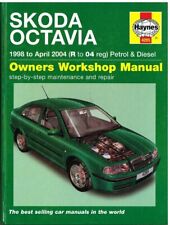 SKODA OCTAVIA 1.4 1.6 1.8 2.0 PETROL 1.9 DIESEL 1998-2004 WORKSHOP MANUAL *VGC*