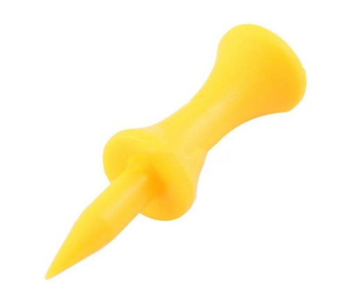 Yellow plastic step - plastic,