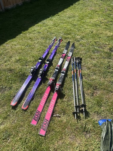 Salomon elan skis and poles - skis,