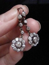 EDWARDIAN 18CT SILVER OLD CUT