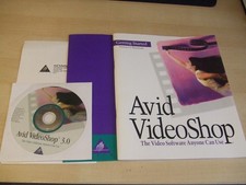 UNTESTED - Avid VideoShop Video Shop Software CR ROM Apple Macintosh 3.0