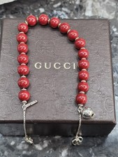 GUCCI DEEP RED BEADED