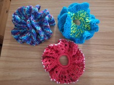 hair scrunchies handmade crochet