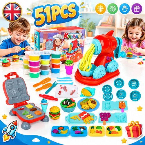 Play dough tool set pieces - dough,